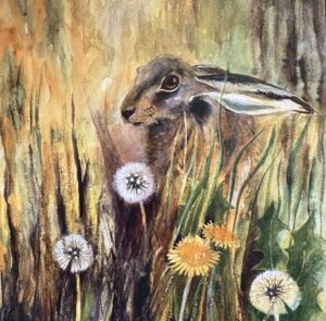 Hare and Dandelions